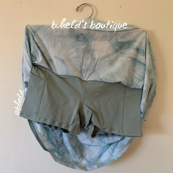 lululemon Pace Rival Mid-Rise Skirt 17" Length *Extra Long White Silver Blue NWT - Picture 11 of 14